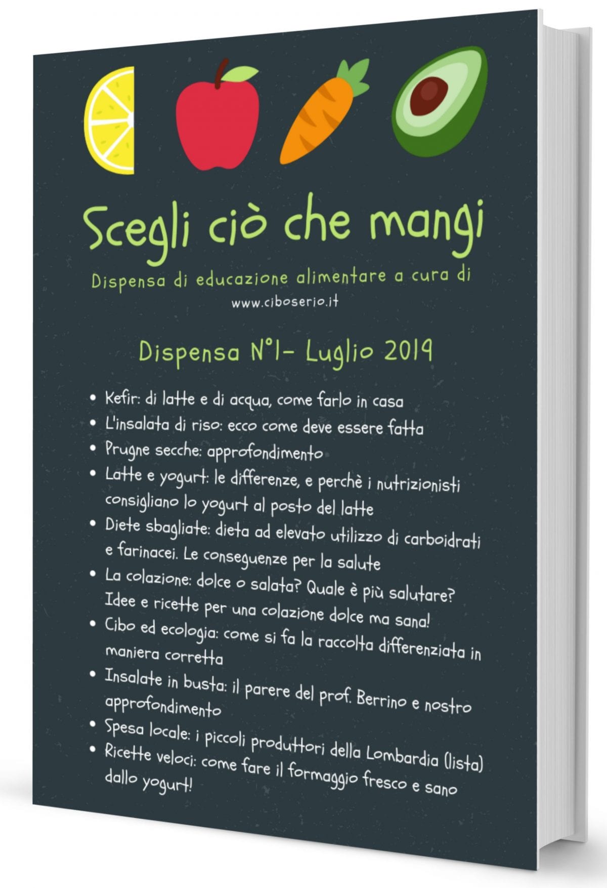 Scegli ci che mangi tridimens